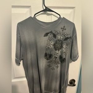 Grunge, Punk, Y2K, T-shirt. Like new and with designs on front and back.